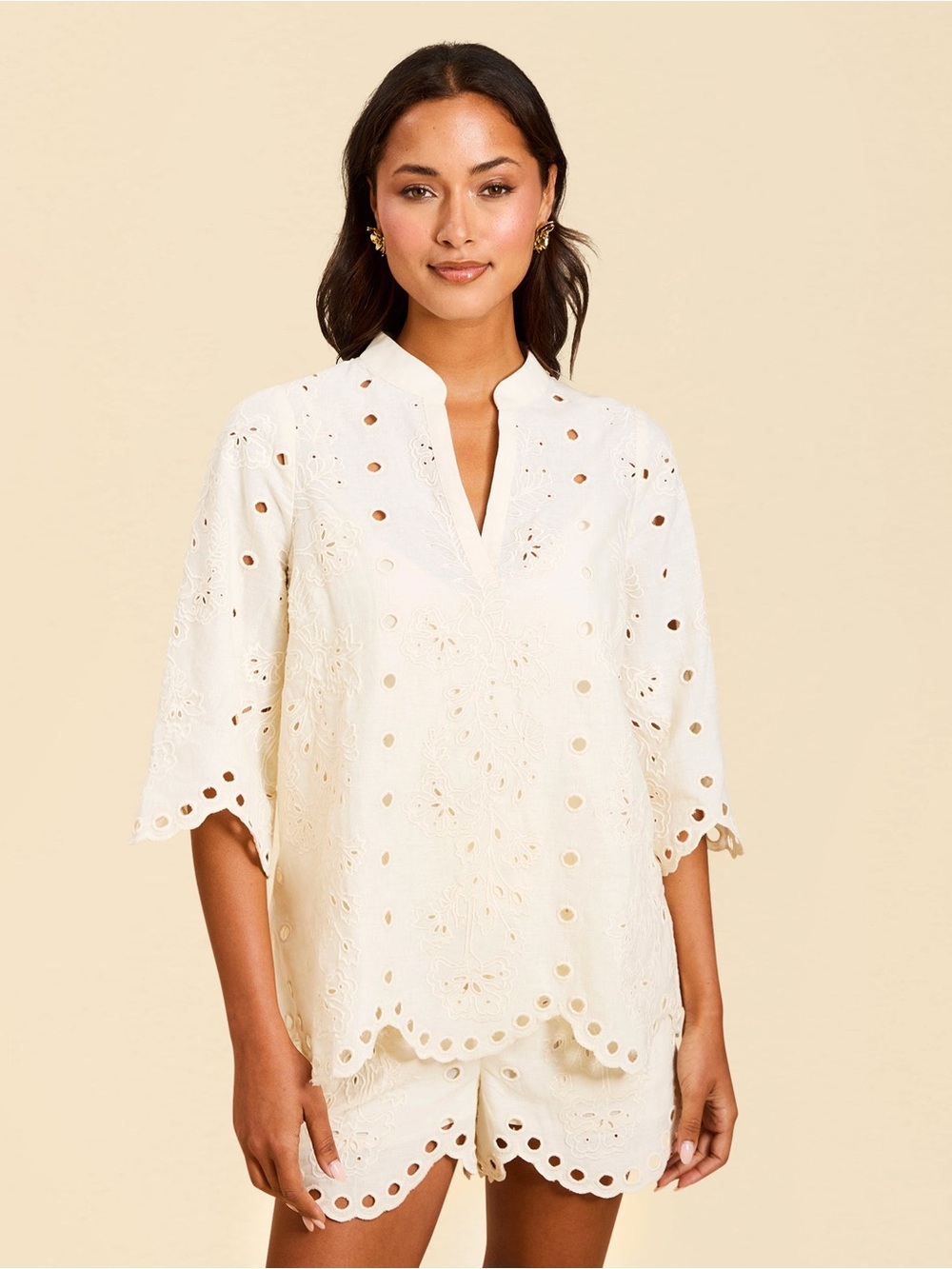 Mestiza scalloped blouse
